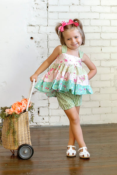Cherry Blossom Tunic Twirl Top