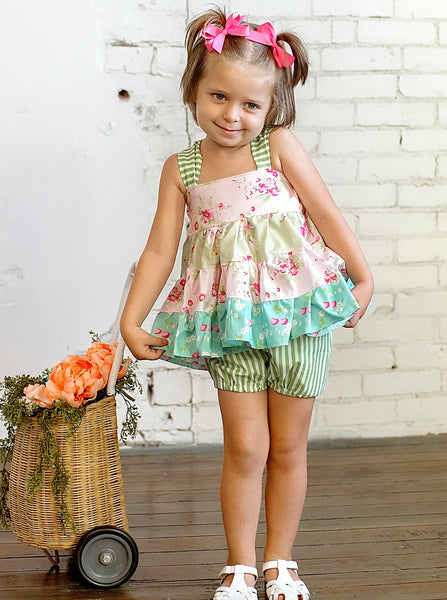 Cherry Blossom Tunic Twirl Top