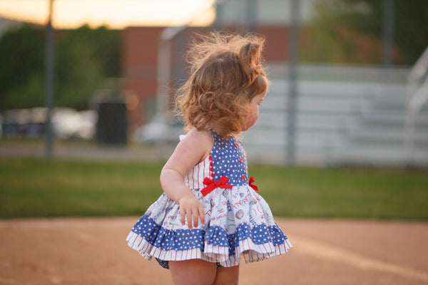 Batter Up, Babe Romper