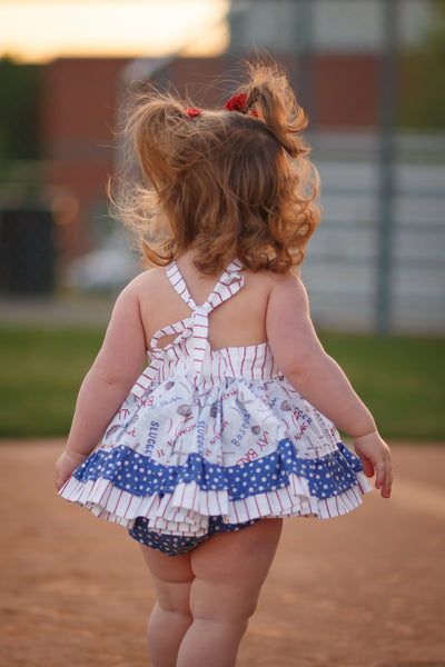 Batter Up, Babe Romper