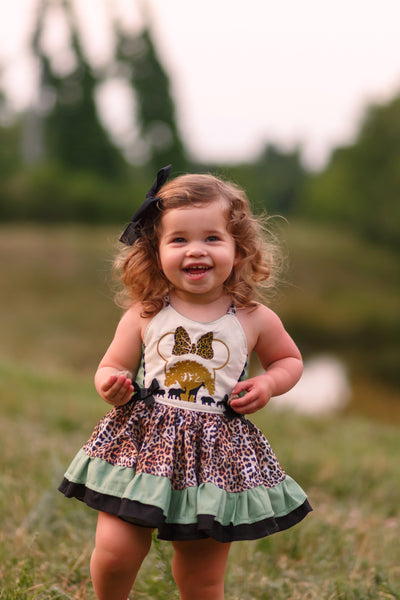 Animal Kingdom Skirted Romper