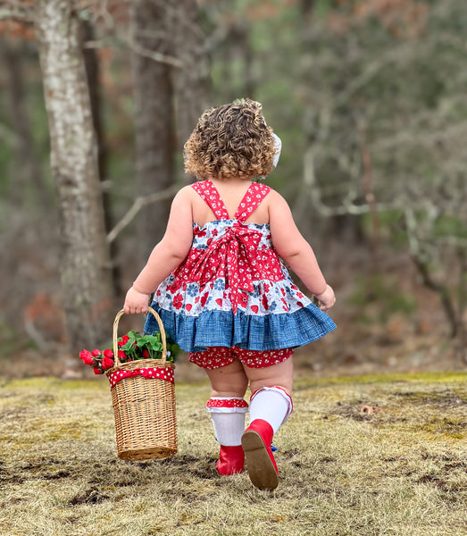 Red, White and BLU Tunic Twirl Top