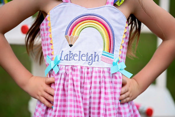 Rainbow Personalized BTS Dress