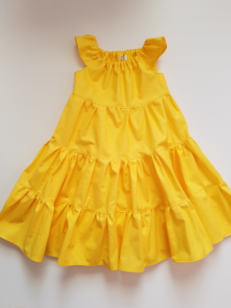Spring Solid Twirl Dress