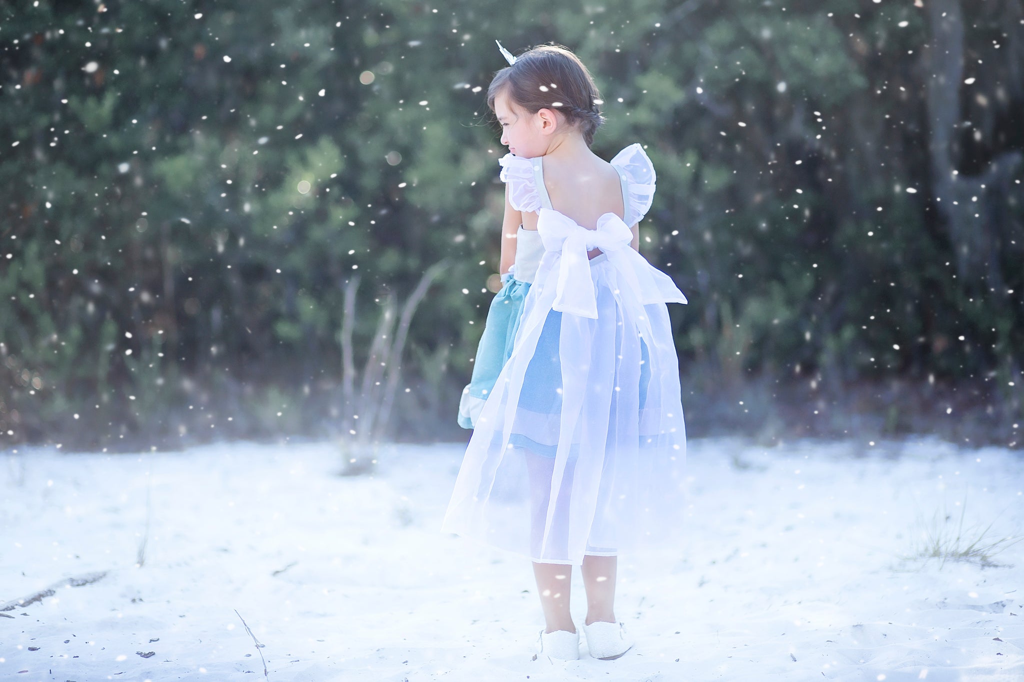 Snow Princess Dress Blu Moon Design Snow Princess Dress Blu Moon Design