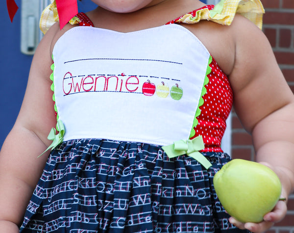 Chalkboard Personalized Dress