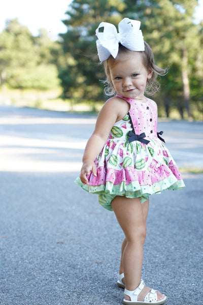 Watermelon Skirted Romper/Dress