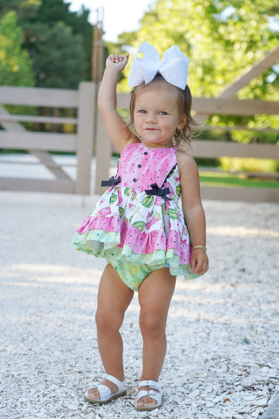 Watermelon Skirted Romper/Dress