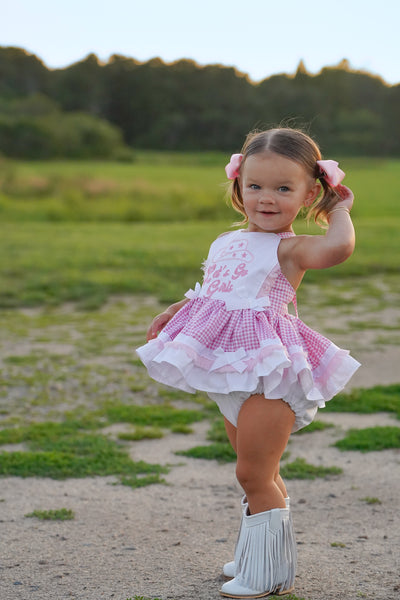 Let's Go Girls Skirted Romper or Dress