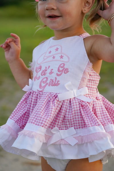 Let's Go Girls Skirted Romper or Dress