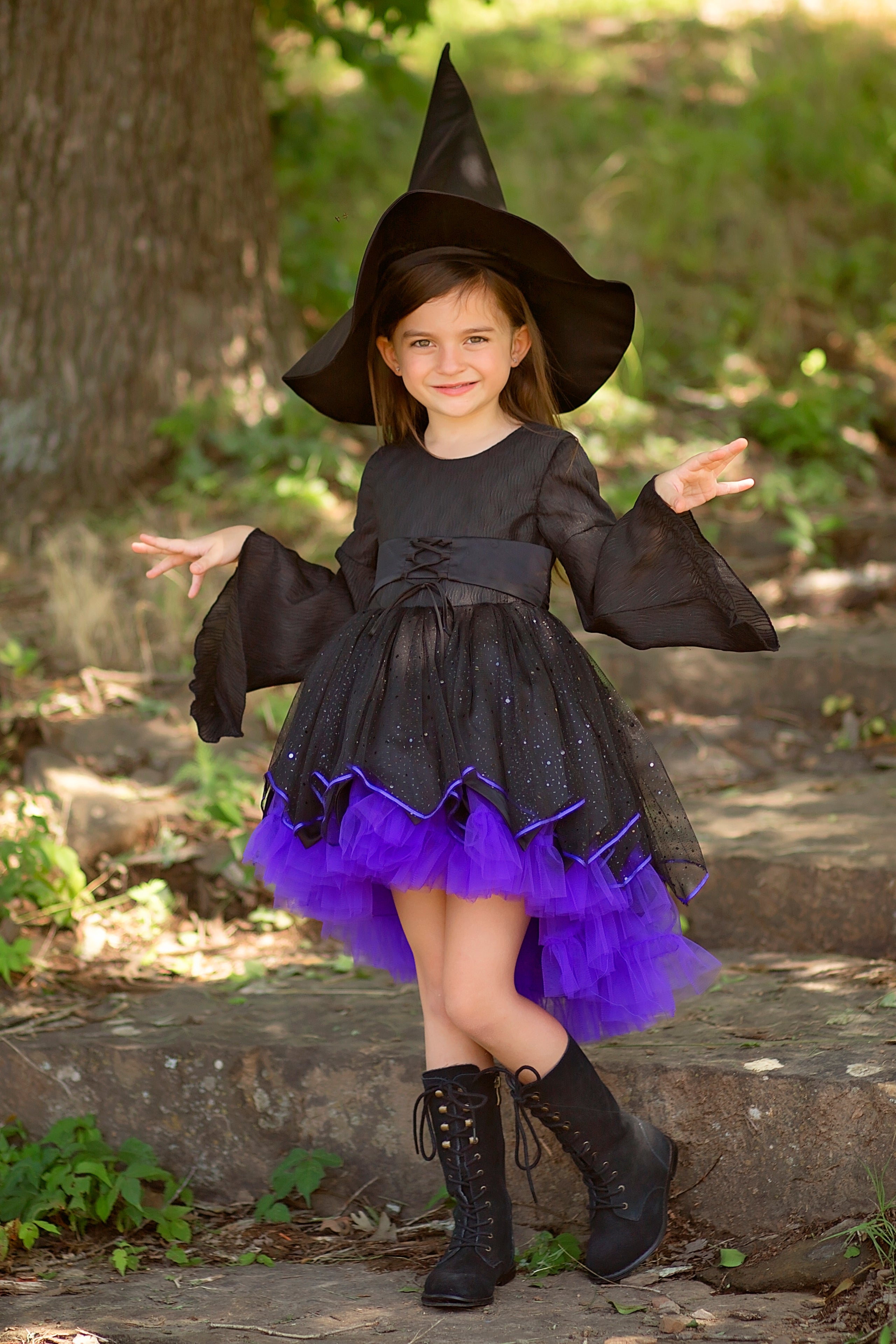 purple witch dress For Good Bad Witch 2/3