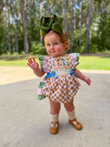Fall Goose Romper