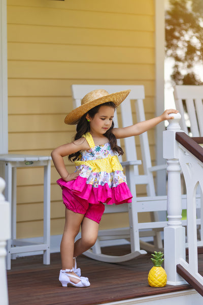 Pineapple Tunic Twirl Top