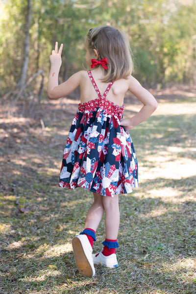 4th of July Patchwork Sundress