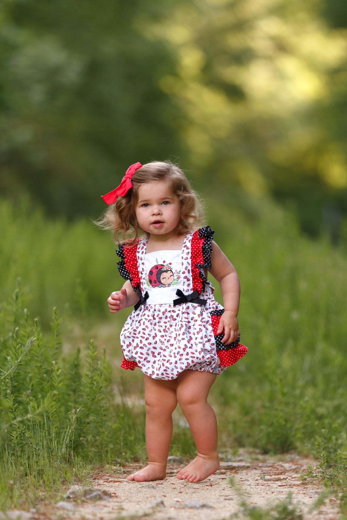 Little Love  Bug Romper or Dress