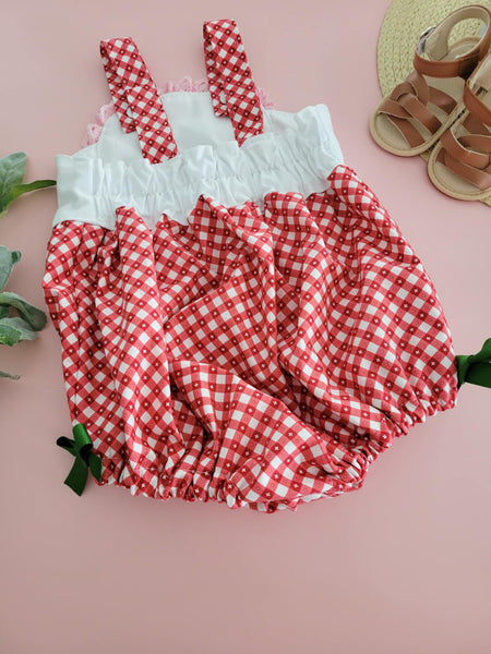 Strawberry Farm Romper