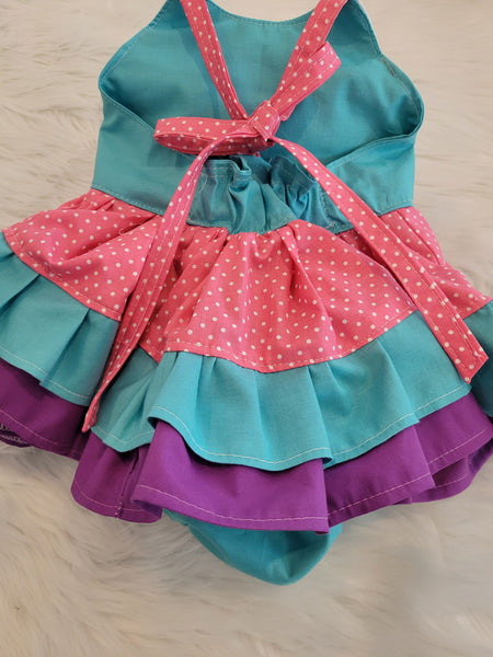Ghosty Girl Dress and Skirted Romper