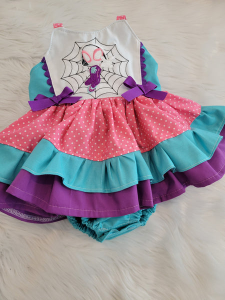 Ghosty Girl Dress and Skirted Romper