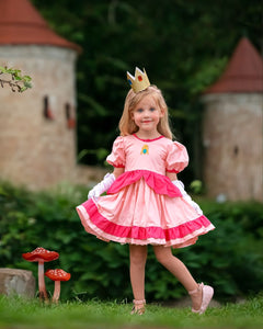Princess Peach Costume 3T / Dress Plus Bloomers Princess Peach Costume 3T / Dress Plus Bloomers