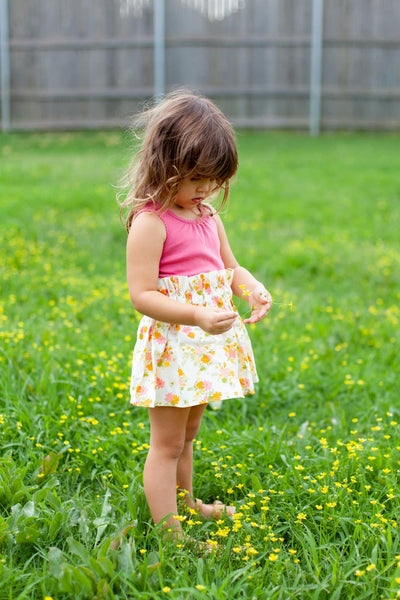 Floral Daisy Skirt