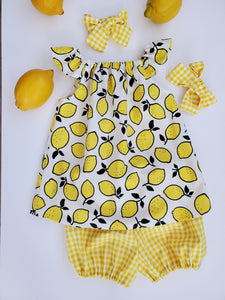 Yellow Gingham Bloomers/Shorts