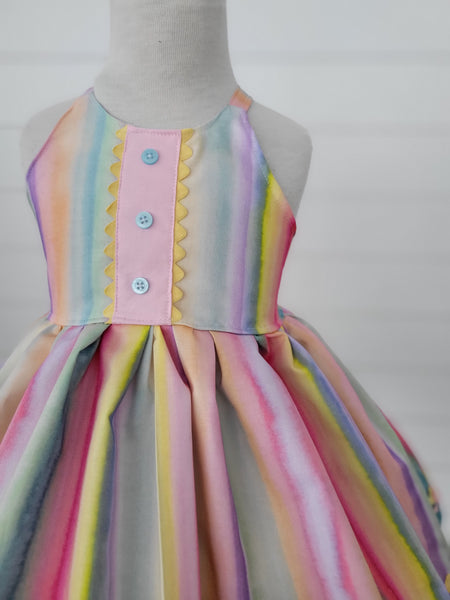 Rainbow Aubree Dress