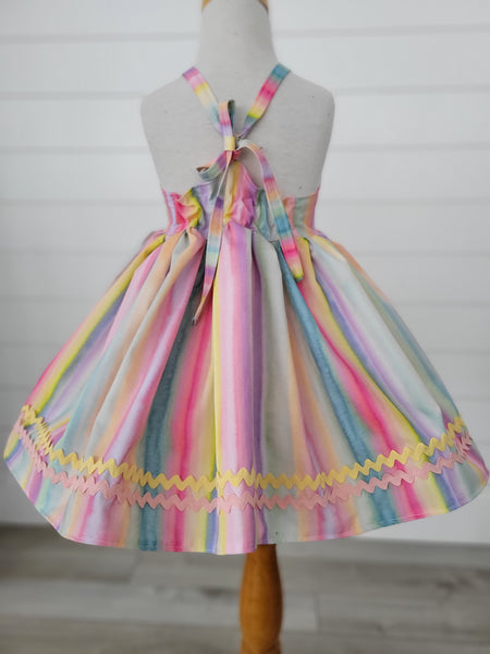 Rainbow Aubree Dress