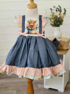 Highland Cow  Emmy Dress