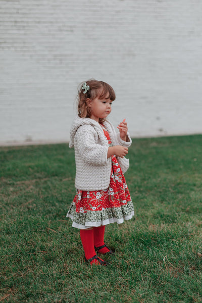 Crochet Hooded Cardigan