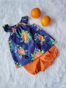 Orange Simple Top