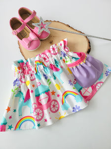 Rainbow Daisy Skirt