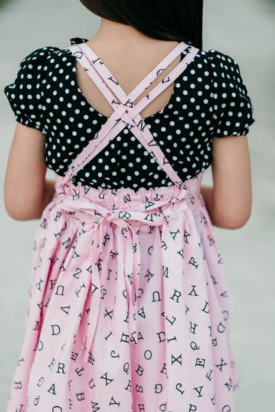 Pink Alphabet Sadie Skirt