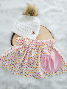 Pastel Heart Daisy Skirt
