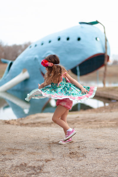 March Mermaid and Whale Dress of the Month